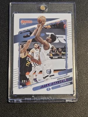 2021-22 Donruss #85 Jaren Jackson Jr. Press Proof Purple #/199 - Image 1