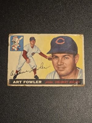 1955 Topps #3 Art Fowler - Image 1