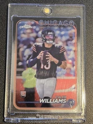 2024 Topps Chrome #202 Caleb Williams RC - Image 1