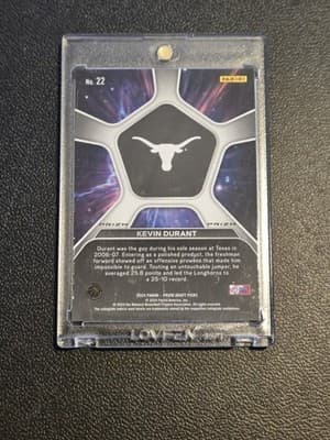 2024 Panini Prizm Draft Picks #22 Kevin Durant Deep Space Prizms Silver - Thumbnail 2