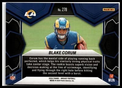 2024 Panini Mosaic #278 Blake Corum - Thumbnail 2