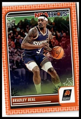 2023-24 Hoops Haunted Hoops #35 Bradley Beal Orange - Image 1