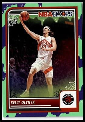 2023-24 Hoops Haunted Hoops #44 Kelly Olynyk Slime - Image 1