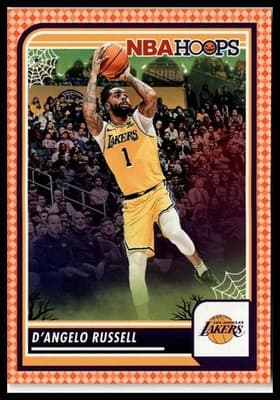 2023-24 Hoops Haunted Hoops #12 D'Angelo Russell Orange - Image 1