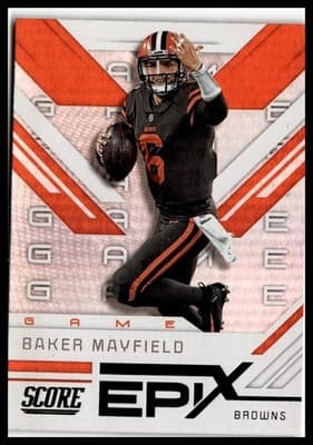 2019 Score #EG-10 Baker Mayfield Epix Game - Image 1