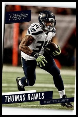 2017 Panini Prestige #199 Thomas Rawls - Image 1