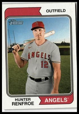 2023 Topps Heritage #269 Hunter Renfroe - Image 1