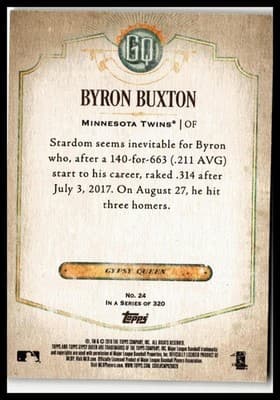 2018 Topps Gypsy Queen #24 Byron Buxton - Thumbnail 2