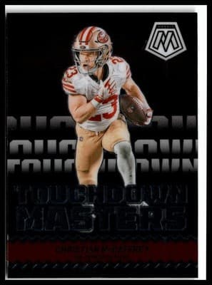 2024 Panini Mosaic #TM-MMY Christian McCaffrey Touchdown Masters - Image 1