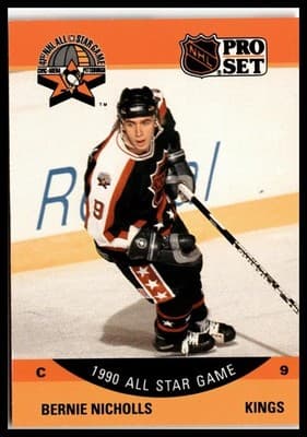 1990-91 Pro Set #352 Bernie Nicholls - Image 1