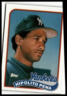1989 Topps #109 Hipolito Pena Collector's Edition (Tiffany) - Image 1