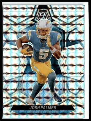 2024 Panini Mosaic #122 Josh Palmer Silver - Image 1