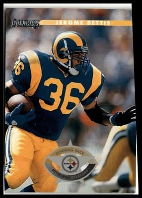 1996 Donruss #92 Jerome Bettis - Image 1