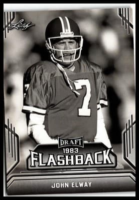 2019 Leaf Draft #08 John Elway Draft Flashback - Image 1
