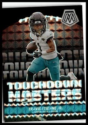 2024 Panini Mosaic #TM-TEJ Travis Etienne Jr. Touchdown Masters Mosaic - Image 1