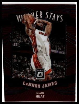 2023-24 Donruss Optic #2 LeBron James Winner Stays - Image 1