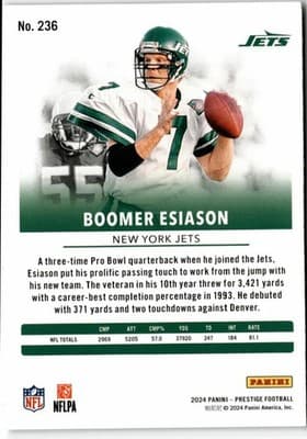 2024 Panini Prestige #236 Boomer Esiason - Thumbnail 2