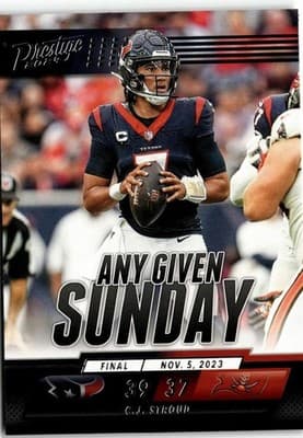 2024 Panini Prestige #AGS-CSD C.J. Stroud Any Given Sunday - Image 1