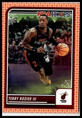 2023-24 Hoops Haunted Hoops #150 Terry Rozier III Orange - Image 1