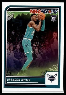 2023-24 Hoops Haunted Hoops #245 Brandon Miller - Image 1