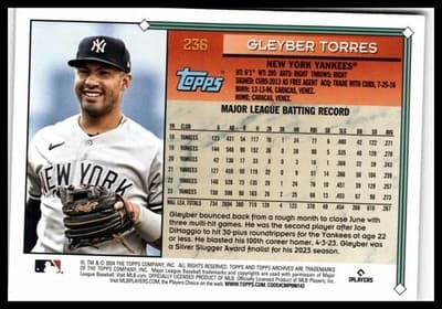 2024 Topps Archives #236 Gleyber Torres - Thumbnail 2