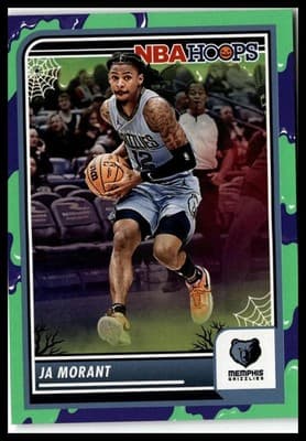2023-24 Hoops Haunted Hoops #102 Ja Morant Slime - Image 1