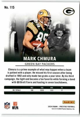 2024 Panini Prestige #115 Mark Chmura - Thumbnail 2