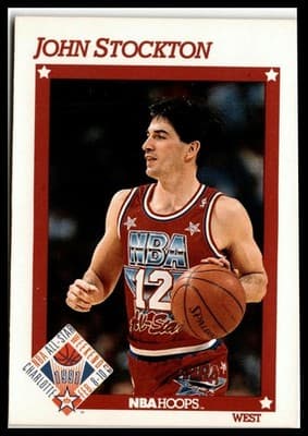 1991-92 Hoops #271 John Stockton - Image 1