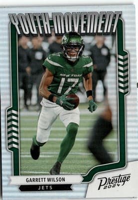 2024 Panini Prestige #YM-GWN Garrett Wilson Youth Movement - Image 1