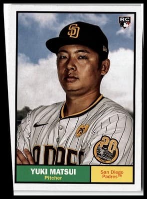 2024 Topps Archives #4 Yuki Matsui - Image 1
