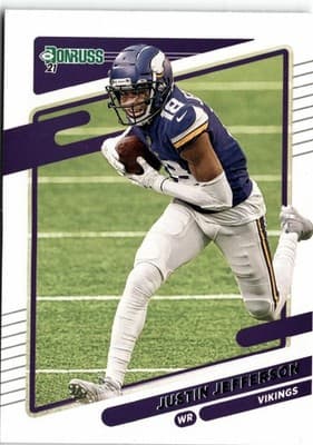 2021 Donruss #127 Justin Jefferson - Image 1