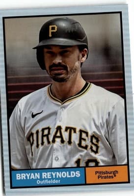 2024 Topps Archives #2 Bryan Reynolds Rainbow Foilboard #/199 - Image 1