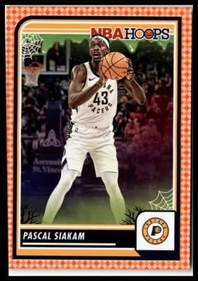 2023-24 Hoops Haunted Hoops #184 Pascal Siakam Orange - Image 1