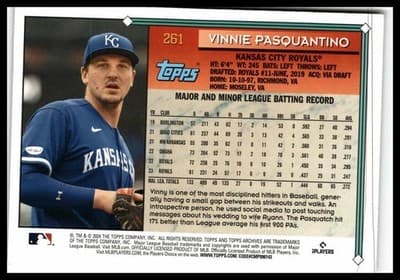 2024 Topps Archives #261 Vinnie Pasquantino - Thumbnail 2