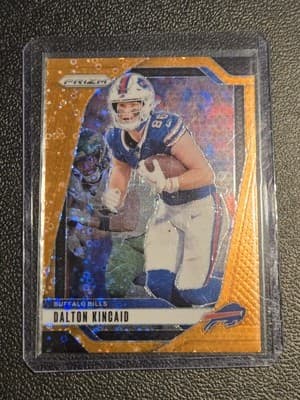 2024 Panini Prizm #30 Dalton Kincaid Orange Disco Prizm - Image 1