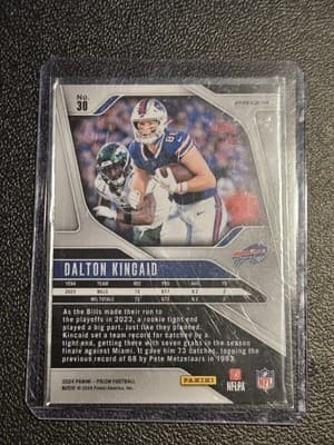 2024 Panini Prizm #30 Dalton Kincaid Orange Disco Prizm - Thumbnail 2