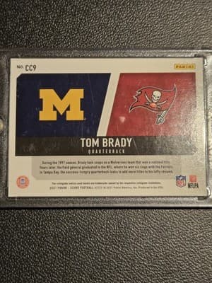 2021 Score #CC9 Tom Brady Collegiate Champions - Thumbnail 2