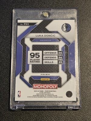 2023-24 Panini Prizm Monopoly #PS3 Luka Doncic All-Star Purple - Thumbnail 2