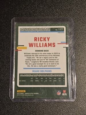 2023 Donruss Optic #117 Ricky Williams Stars - Thumbnail 2