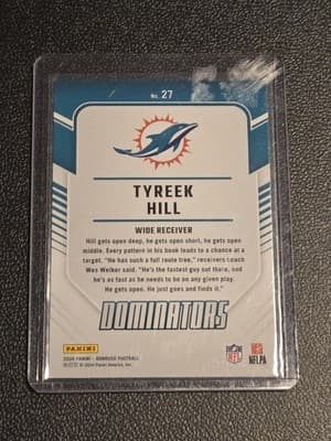 2024 Donruss #27 Tyreek Hill Dominators - Thumbnail 2