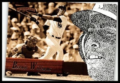 1996 Pinnacle Aficionado #71 Bernie Williams - Image 1