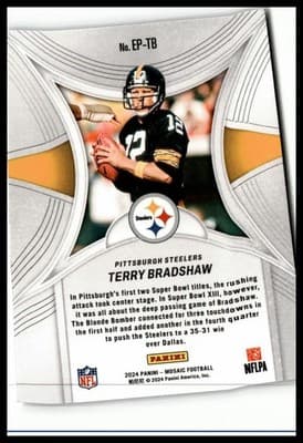 2024 Panini Mosaic #EP-TB Terry Bradshaw Epic Performers Mosaic - Thumbnail 2