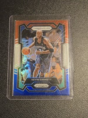 2023-24 Panini Prizm #183 Kevin Garnett Prizms Red White and Blue - Image 1
