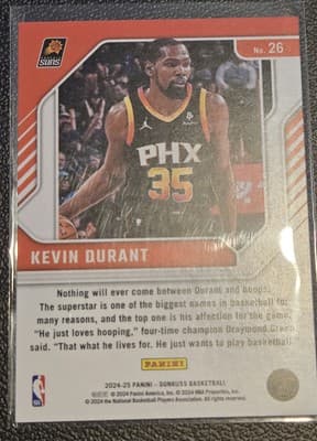 2024-25 Donruss #26 Kevin Durant Franchise Features - Thumbnail 2