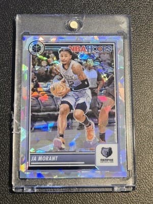 2023-24 Hoops Premium Stock #102 Ja Morant Ice Prizm - Image 1