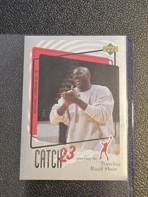 1997-98 Upper Deck NBA Stickers (European) #MJ162 Michael Jordan - Image 1