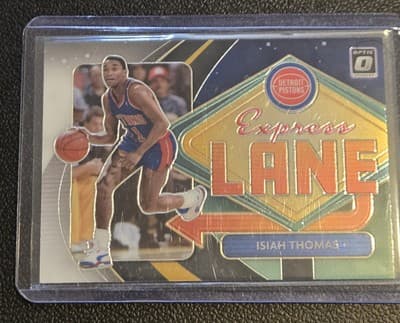 2020-21 Donruss Optic #21 Isiah Thomas Express Lane Holo - Image 1