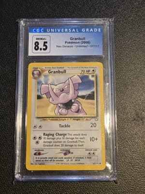 Neo Genesis #037/111 Granbull CGC 8.5 - Image 1