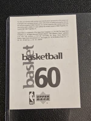 1997-98 Upper Deck NBA Stickers (European) #60 Kobe Bryant - Thumbnail 2