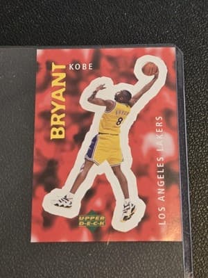 1997-98 Upper Deck NBA Stickers (European) #60 Kobe Bryant - Image 1